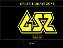 Tablet Screenshot of graffitiskatezone.com